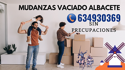 Mudanzas Vaciamos pisos limpieza albacete