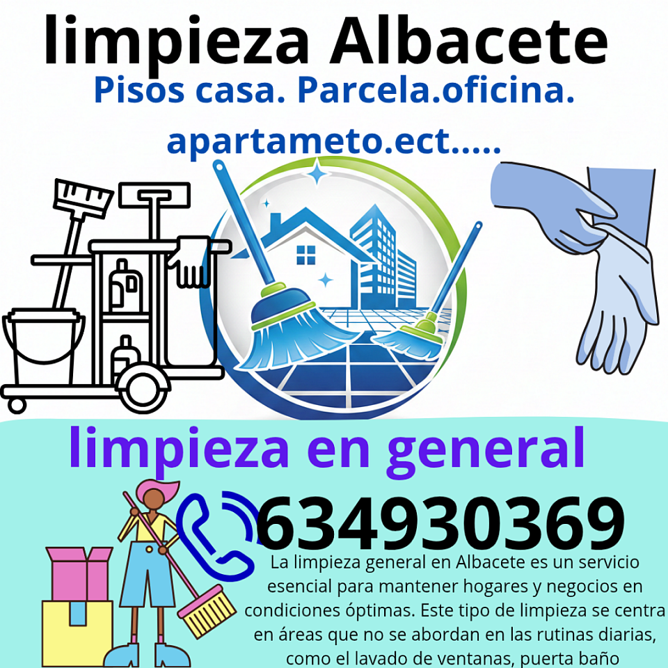 VACIADO LIMPIEZA GENERAL ALBACETE